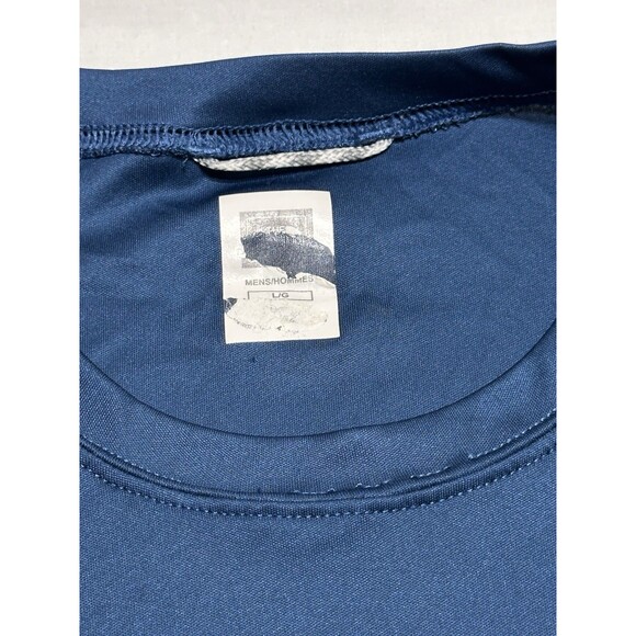 North Face Shirt Adult Mens Vapor Wick Navy Blue Crew Neck Lightweight *READ - Picture 8 of 12